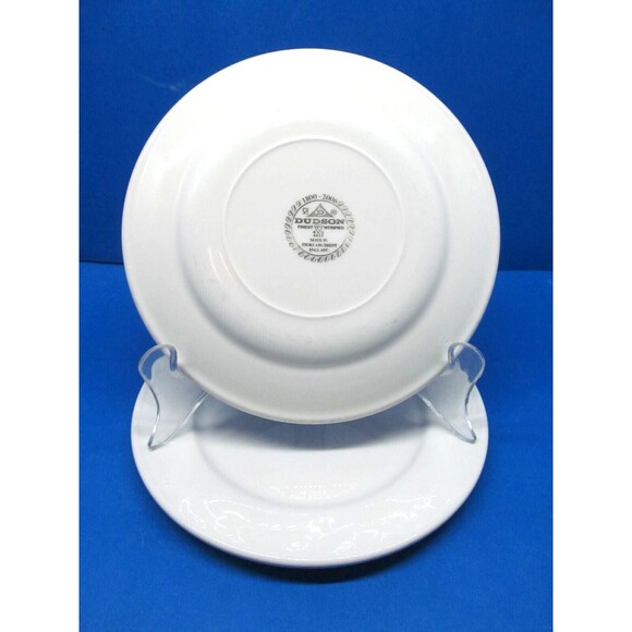 Dudson Olympus White Bread Plates  6 3/8" Stoke on Trent Set of 2 - Picture 2 of 10